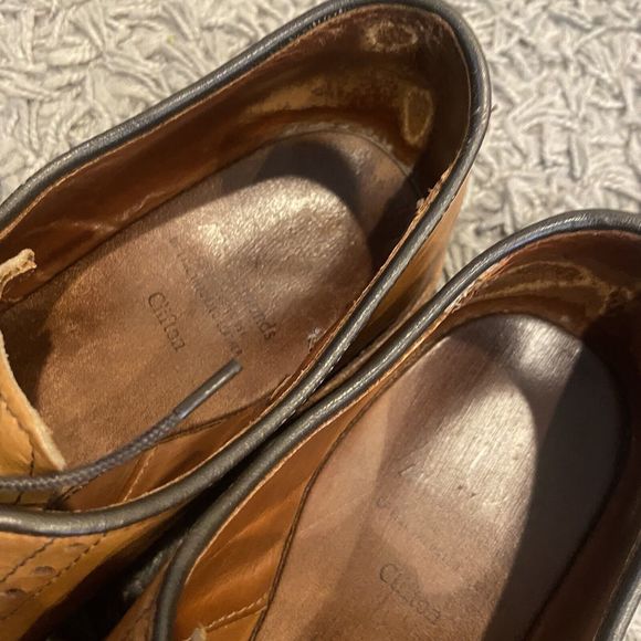 Allen Edmonds Clifton Walnut Brown Leather Cap Toe Oxfords Shoes Men’s 9.5 D